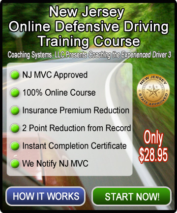 New Jersey Online Defensive Driving Training Course